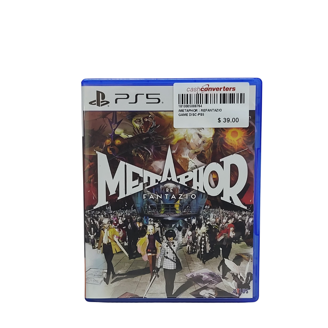 Metaphor Re Fantazio Gaming Disc - PS5