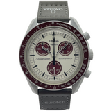 Omega X Swatch 42mm Quartz Chronograph Watch “Mission To Pluto”