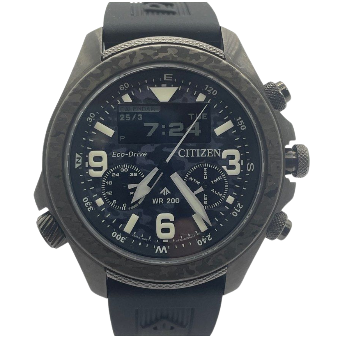 Citizen Promaster Radio Controlled Land 43mm Digital/Analog Watch JV1008-63E