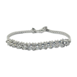 14K White Gold Diamond Bracelet