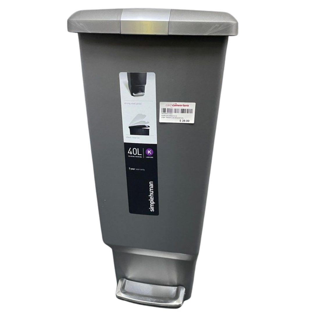 Simplehuman 40L Step Trash Bin