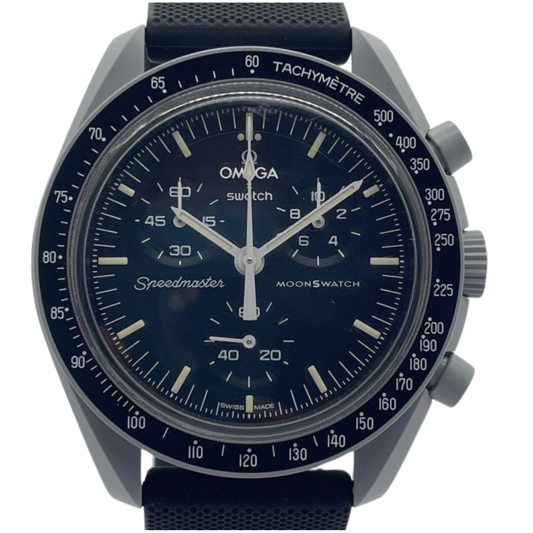 Omega x Swatch “Mission To The Moon” 42mm Quartz Chronograph Watch