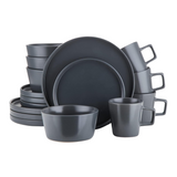Stone Lain Coupe Stoneware Dinnerware Set, Service for 4