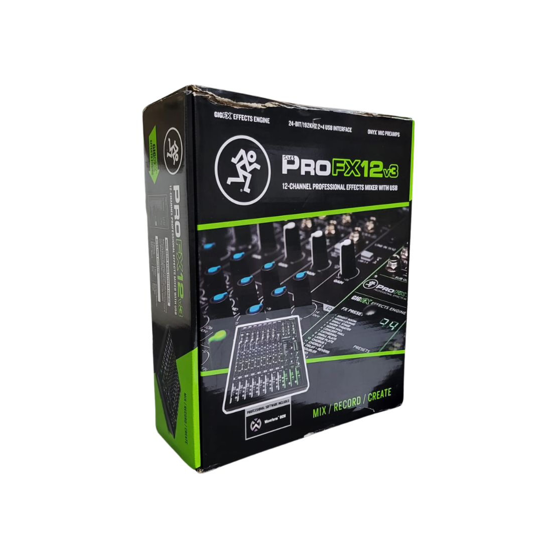Mackie ProFX12v3 12-Channel Mixer with USB and Effects