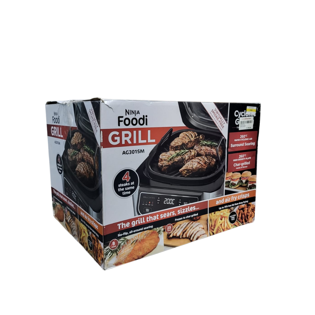 Ninja Foodi Airgrill AG301 5-in-1 Smoke-Free Indoor Electric Grill