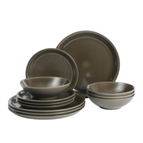 Gibson Elite 12 Piece Service For 4 Lakecrest Plates and Bowls