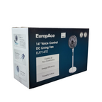 EuropAce ELF7147D 14â€ Whispr DC Living Voice Control Fan