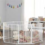 Regalo 4-in-1 Super Wide 16 foot Metal Safety Gate and Play Yard