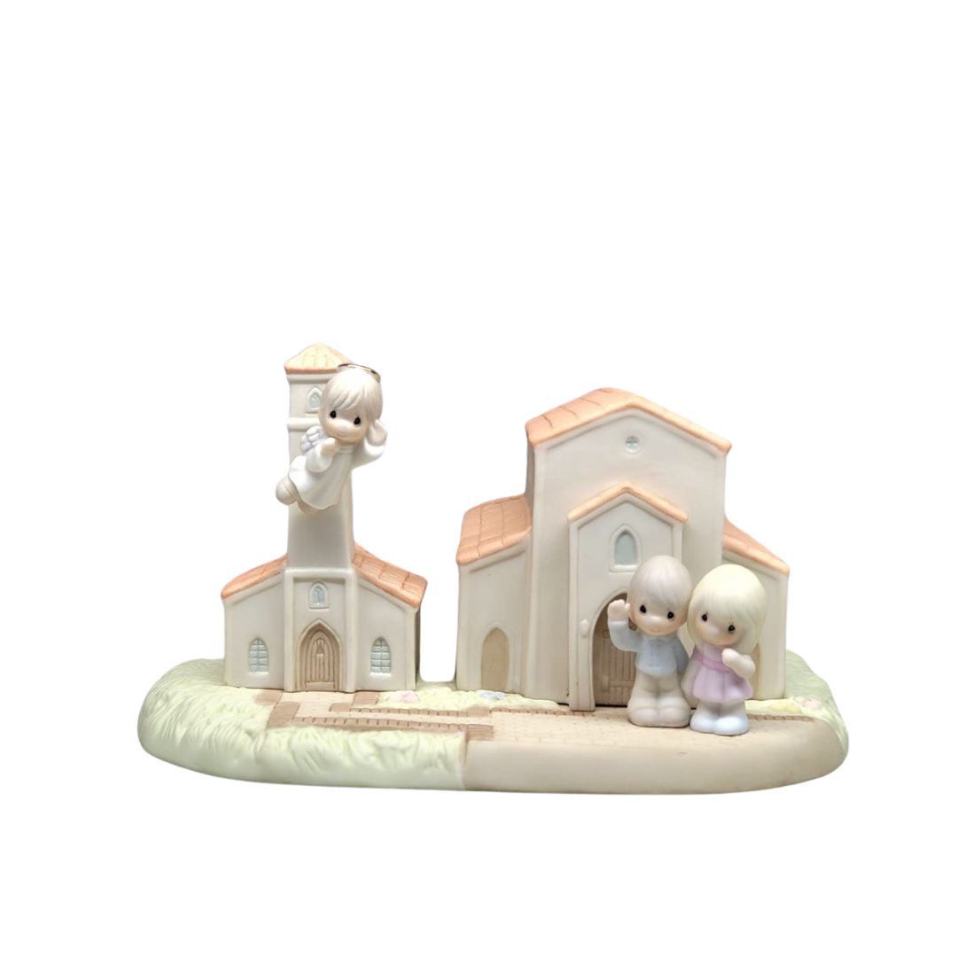2014 Precious Moments Chapel Exclusive #159013 There's A Blessing Here Main image