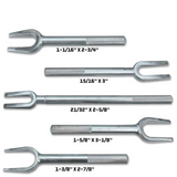 Powerbuilt 648630 5 pc Set: Tie Rod and Ball Joint Separator Kit Ford and GM