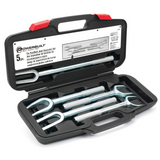 Powerbuilt 648630 5 pc Set: Tie Rod and Ball Joint Separator Kit Ford and GM