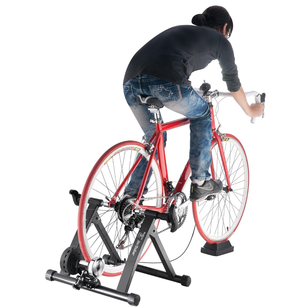 Bicycle exercise stand trainer top