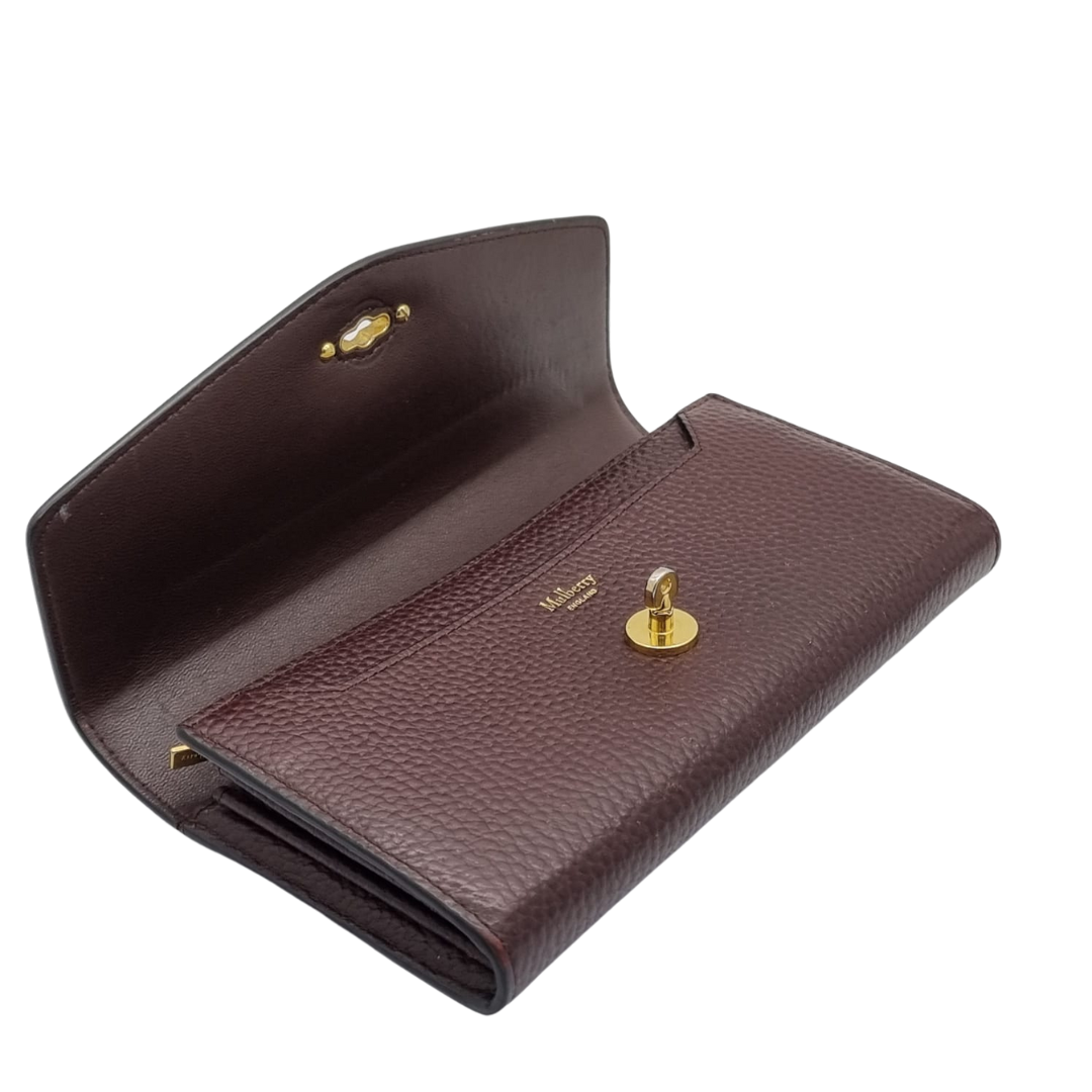 Mulberry Classic Grain Darley Wallet Oxblood Cash Converters