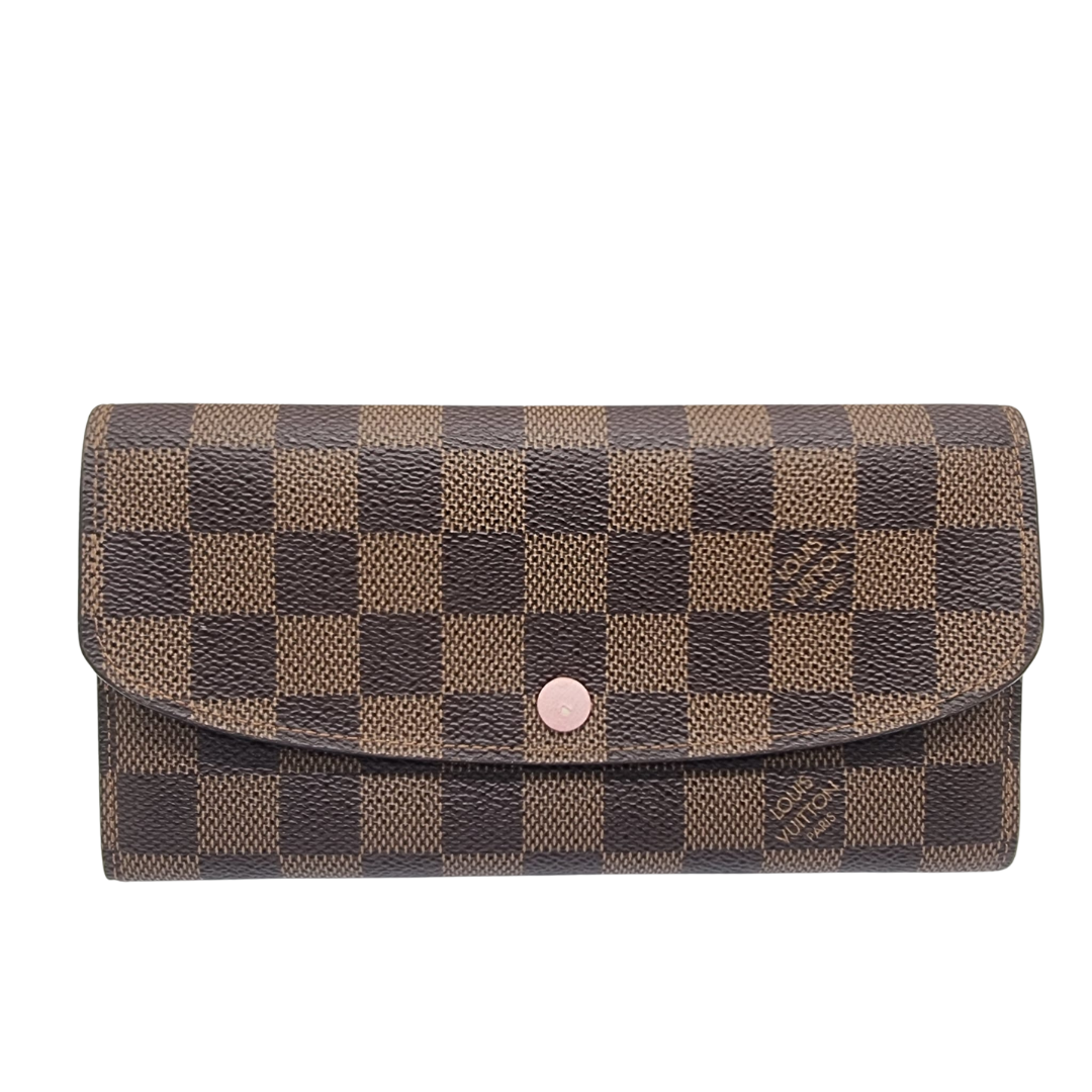 Louis Vuitton N60214 Portfeuille Emile Damier Ebene Zipper Long Wallet Cash Converters