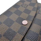 Louis Vuitton N60214 Portfeuille Emile Damier Ebene Zipper Long Wallet
