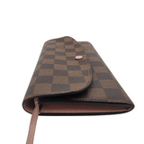 Louis Vuitton N60214 Portfeuille Emile Damier Ebene Zipper Long Wallet