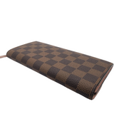 Louis Vuitton N60214 Portfeuille Emile Damier Ebene Zipper Long Wallet