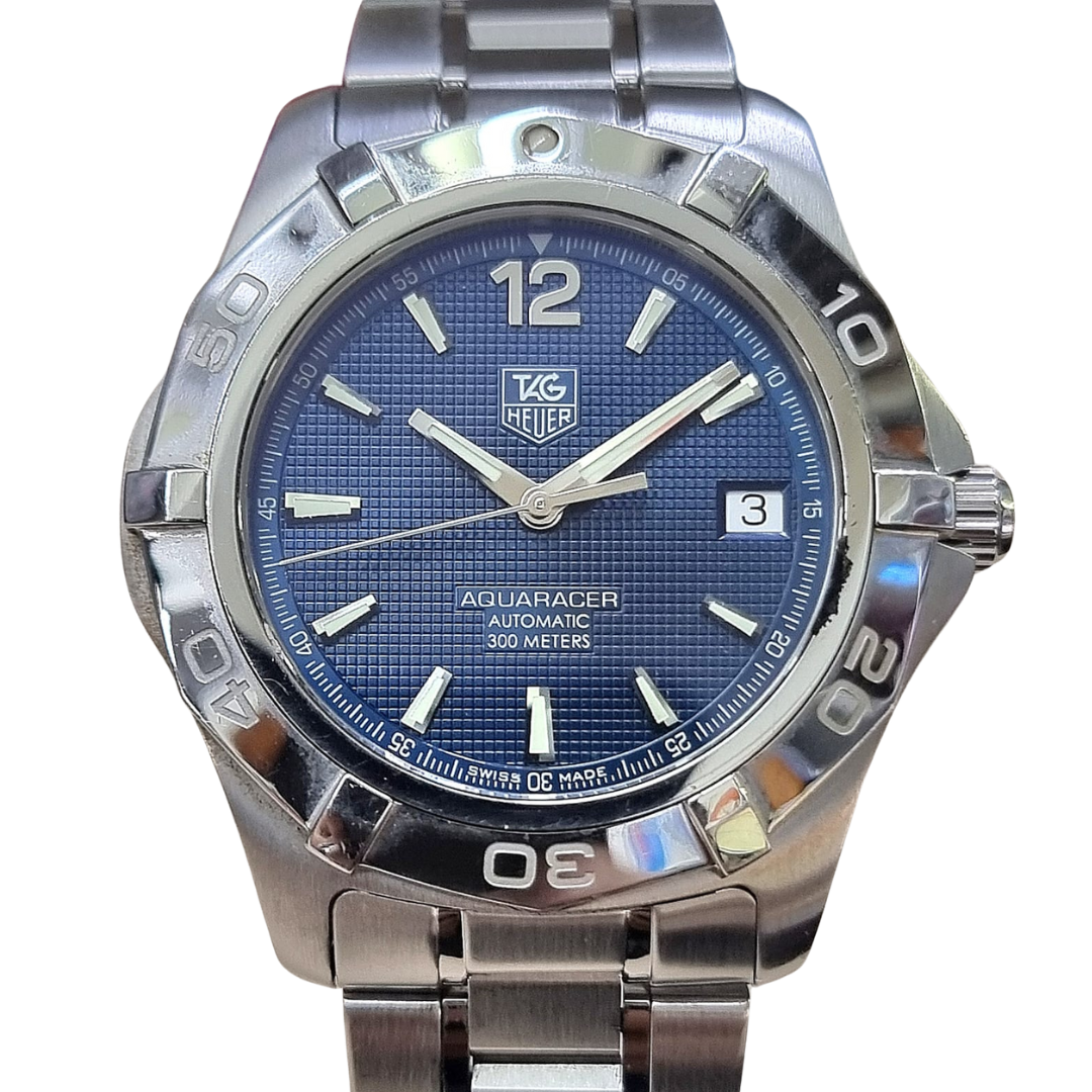 TAG Heuer Men's WAF2112.BA0806 Aquaracer Automatic Watch 39mm