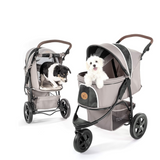 Hauck TOGfit Pet Roadster - Luxury Pet Easy Foldable Three Wheels Travel Jogger max. Loading 70 lb