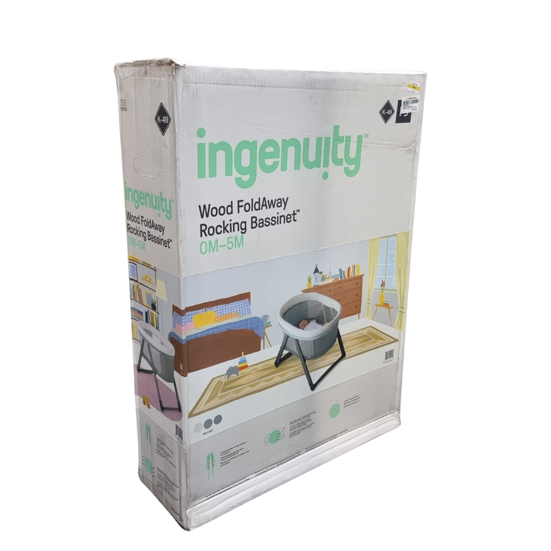 Ingenuity BS11659 Ingenuity Foldaway Rocking Bassinet Fletcher
