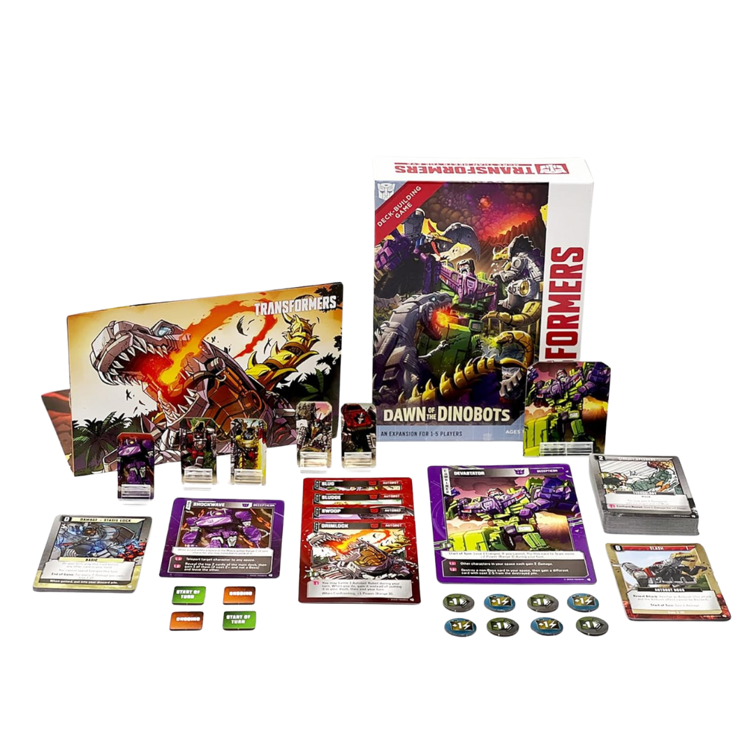 Renegade Game Studios Transformers Deck-Building Game: Dawn of The Dinobots Expansion