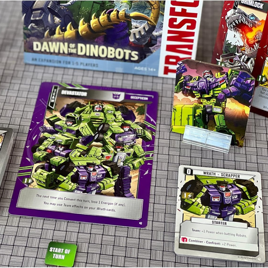 Renegade Game Studios Transformers Deck-Building Game: Dawn of The Dinobots Expansion