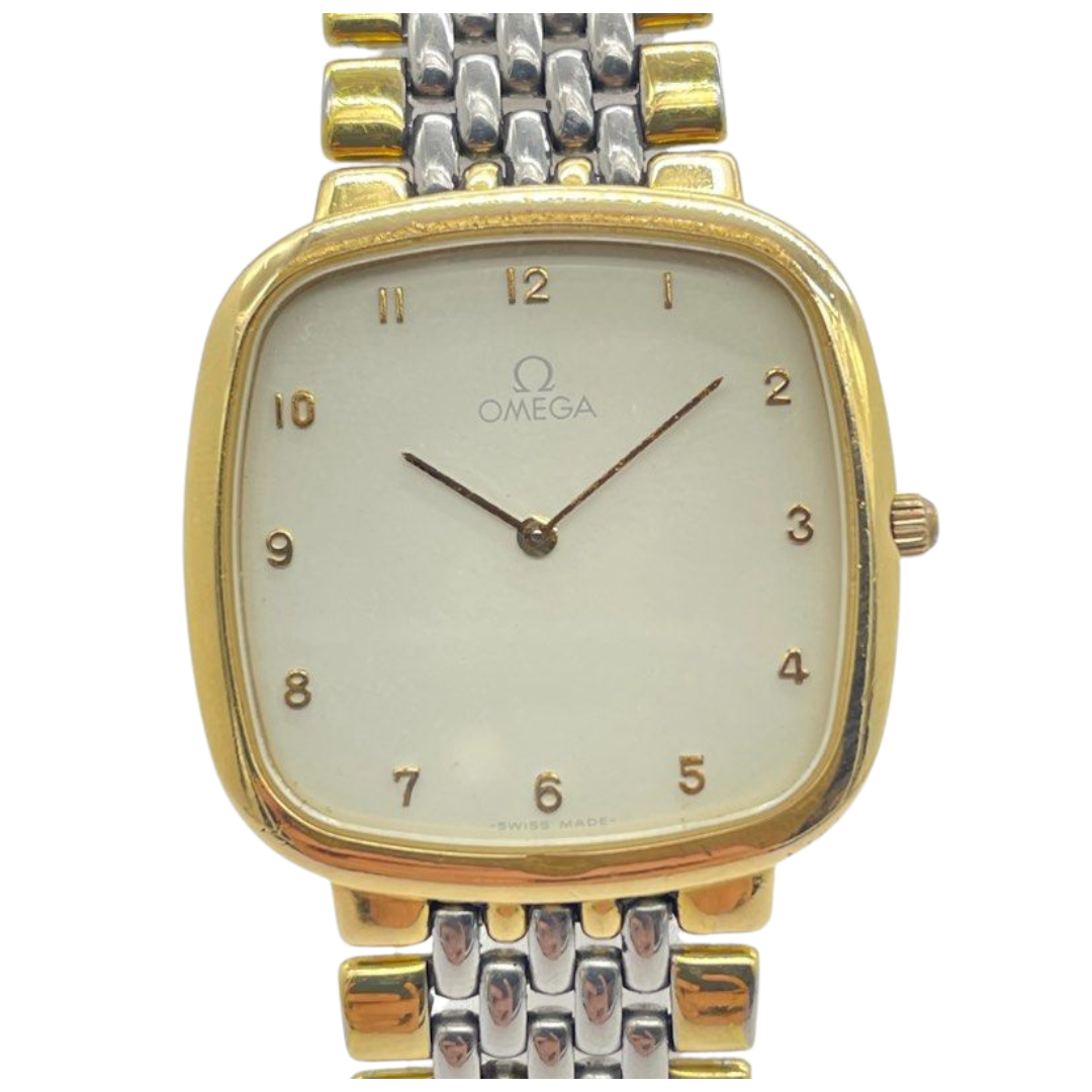 Omega Deville 30mm Quartz White Dial Watch