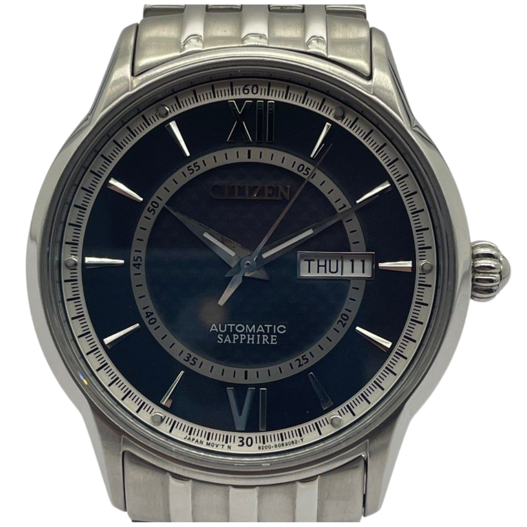 Citizen 41mm Automatic Black Dial Watch NH8325-56E