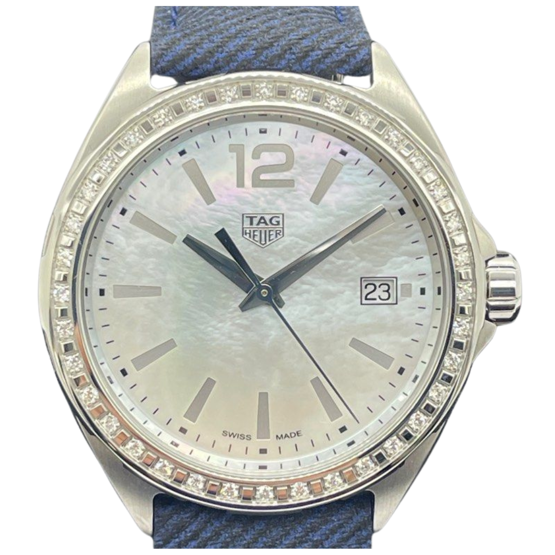 Tag Heuer Formula 1 35mm Quartz Mother of Pearl Diamond Bezel Watch