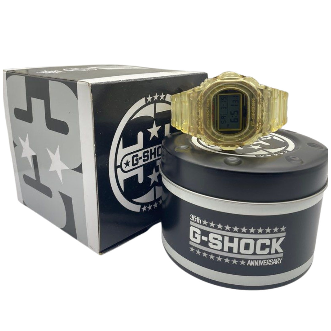 Casio G-Shock 35th Anniversary Glacier Gold Collection Watch DW-5735E