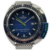 EDOX Hydro-Sub Diver 46mm Automatic Blue Dial Watch 80301