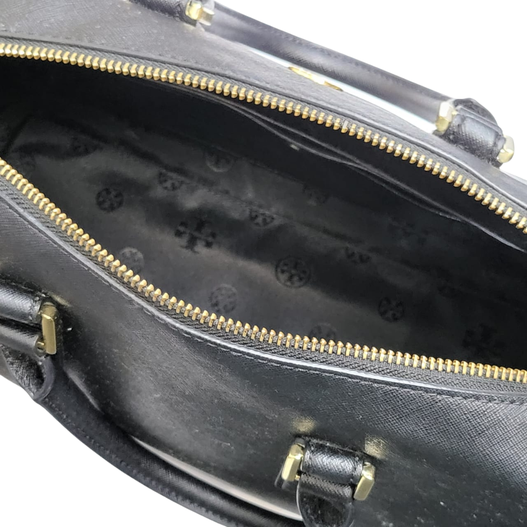 Tory Burch Emerson Sling Bag Black W12" x D6" x H8"