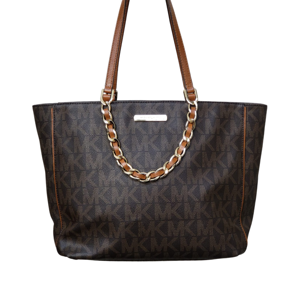 Michael Kors AQ-1412 Brown Shoulder Bag W34cm x H26cm x D12cm