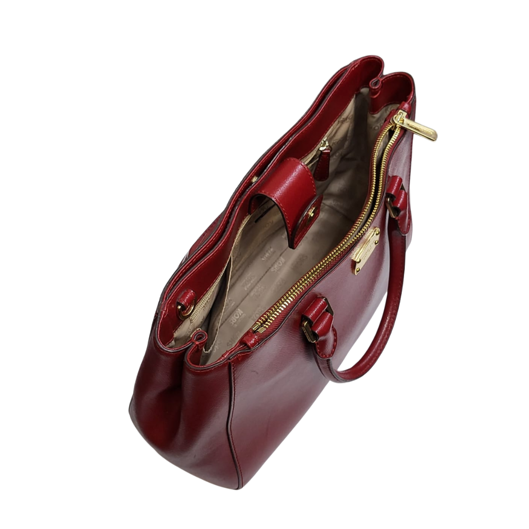 Michael Kors I-1607 H16 Tote Bag Wine Red W31cm x H22.5cm x D10cm