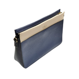 Kate Spade Leather Sling Bag Navy/Cream W26cm x H18cm x D7cm