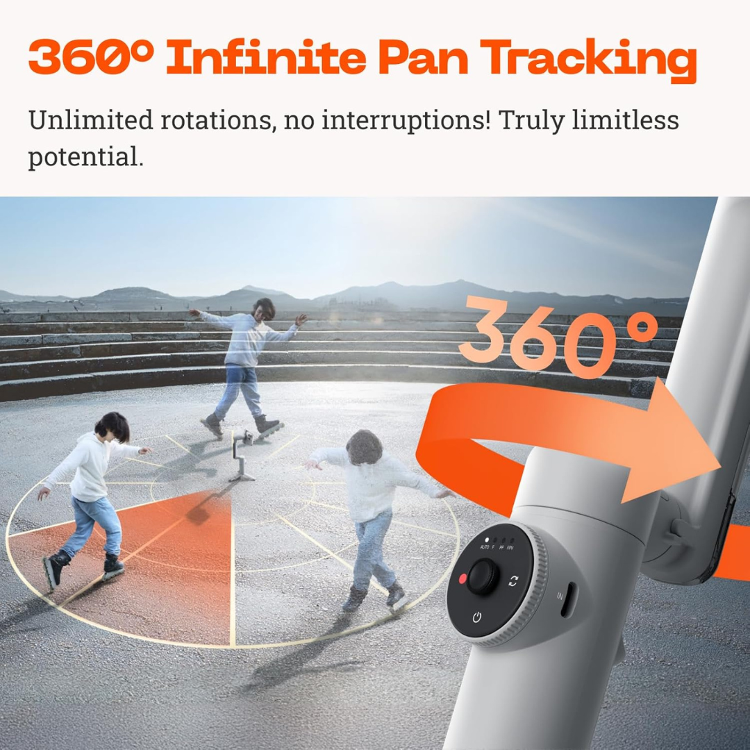 Insta360 Flow Pro - AI-Powered Gimbal Stabilizer for Smartphone