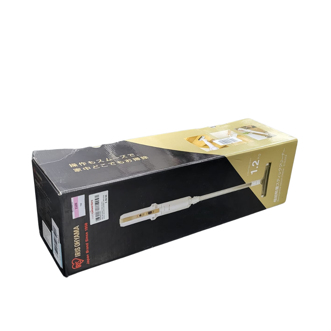 IRIS OHYAMA IC-SLDC8 Lightest Wireless Stick Vacuum Cleaner with Revolutionary Dust Detect Sensor