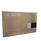 LG 50UR7550 - 50 inches UHD 4K SMART TV, 2023 model, α5 AI processor Gen6, with Magic Remote and Google Assistant/THINQ AI