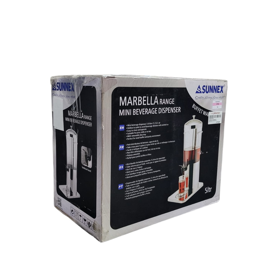 Sunnex Marbelia Mini Beverage Dispenser 5L