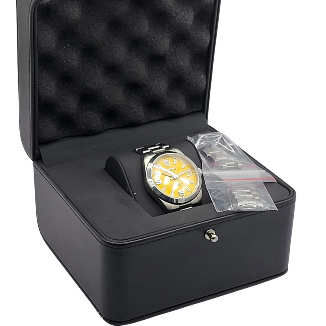 Steinhart Ocean 39 Metropole Yellow Automatic Watch 39mm