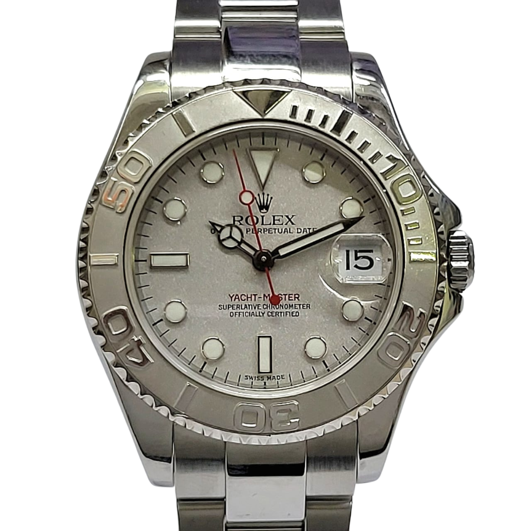 Rolex Yacht-Master 168622 Automatic Watch With Cert 35mm