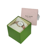 Kate Spade Women's KSW-1513 Metro Pink Leather Watch 34mm