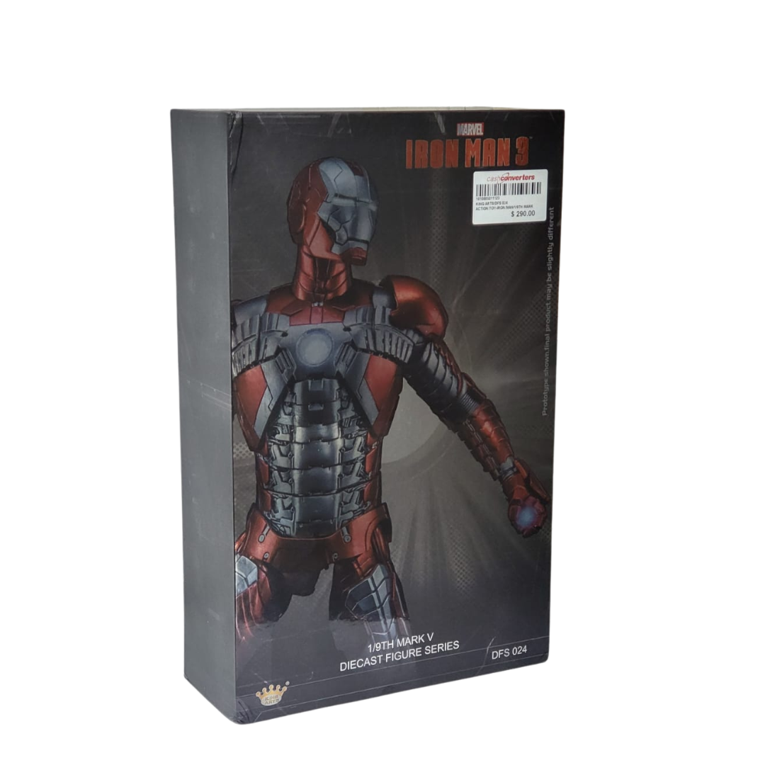 King Arts DFS024 Marvel Iron Man 2 Mark V 1/9 Scale Diecast Figure Secondary image