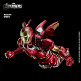 King Arts 1/9 DFS013 Alloy Movable Iron Man Mark 7 Alloy Action Figure