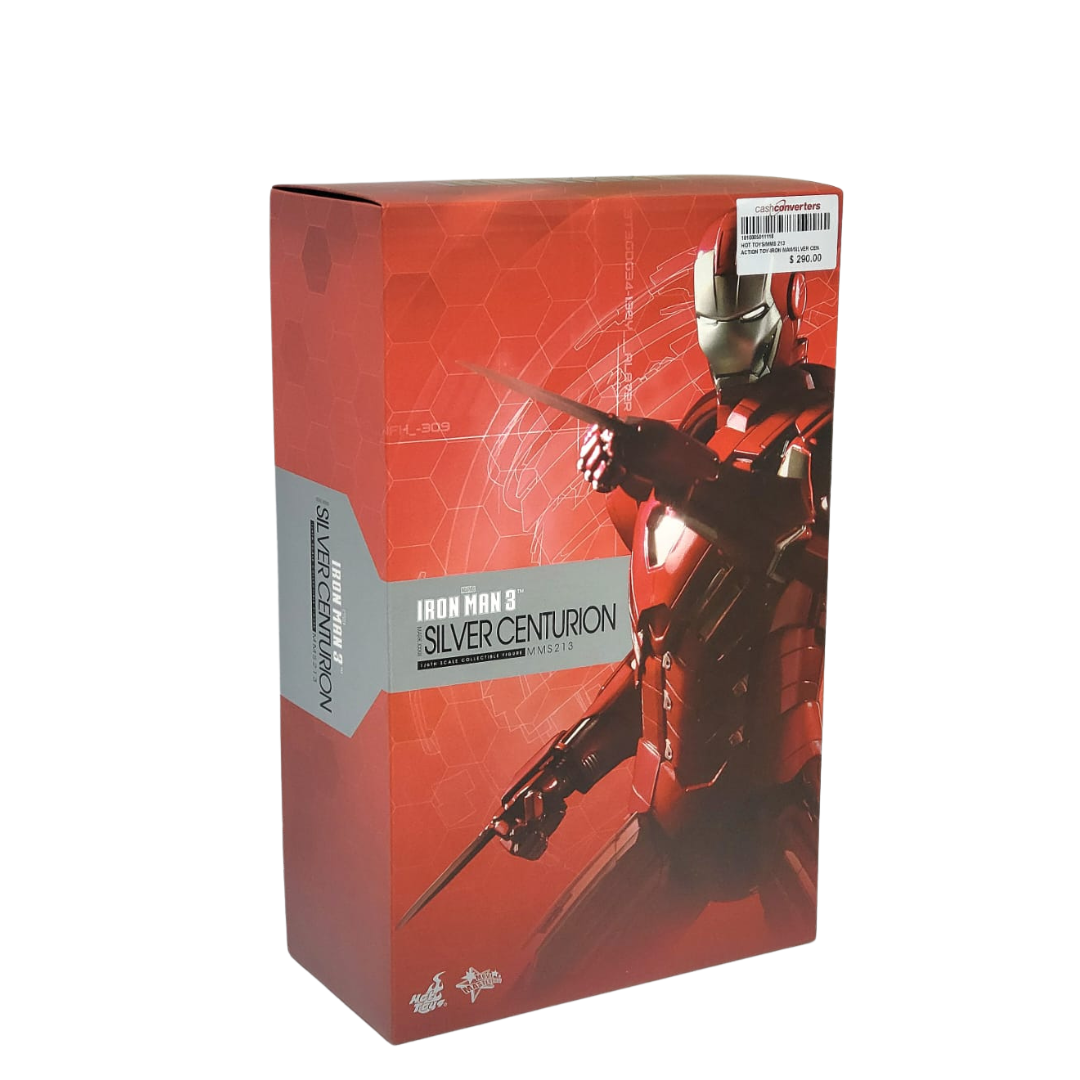 Hot Toys MMS 213 Iron Man 3 – Mark XXXIII Silver Centurion Armor