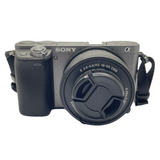 Sony Alpha A6000 Mirrorless Digital Camera 24.3MP w/16-50mm Lens