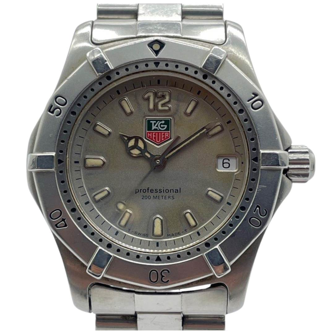 Tag Heuer Professional 2000 38mm Grey Dial Quartz Watch WK1212