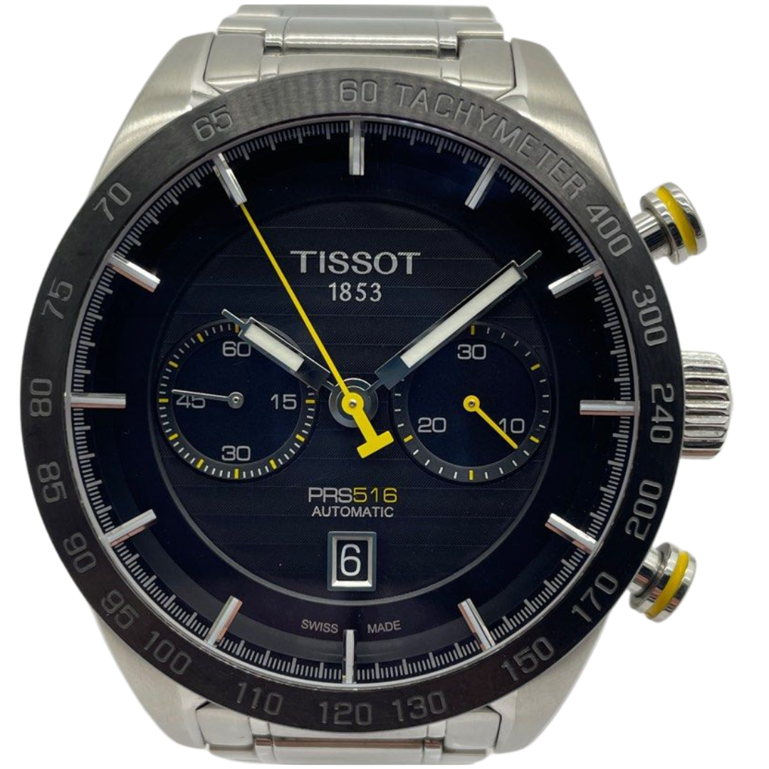 Tissot T-Sports PRS 516 45mm Automatic Chronograph Black Dial Watch