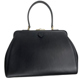 Agnes B Leather Top Handle Bag