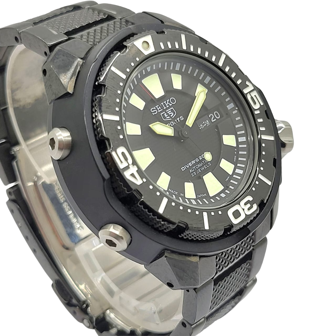 Seiko 5 Sports Diver SKZ255J1 "Frankenmonster" Automatic Watch 50mm